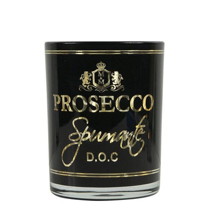Windlicht Wijn Prosecco Zwart Medium 12cm - Windlicht - Mars &amp; More - livinglovely.nl