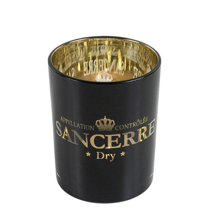 Windlicht Wijn Sancerre Zwart Medium 12cm - Windlicht - Mars &amp; More - livinglovely.nl