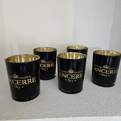 Windlicht Wijn Sancerre Zwart Medium 12cm - Windlicht - Mars &amp; More - livinglovely.nl