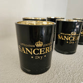 Windlicht Wijn Sancerre Zwart Medium 12cm - Windlicht - Mars & More - livinglovely.nl