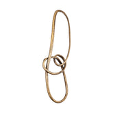 Wun Brass casted alu knot wall decoration oval PTMD - Wanddecoratie - PTMD - livinglovely.nl
