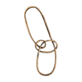 Wun Brass casted alu knot wall decoration oval PTMD - Wanddecoratie - PTMD - livinglovely.nl