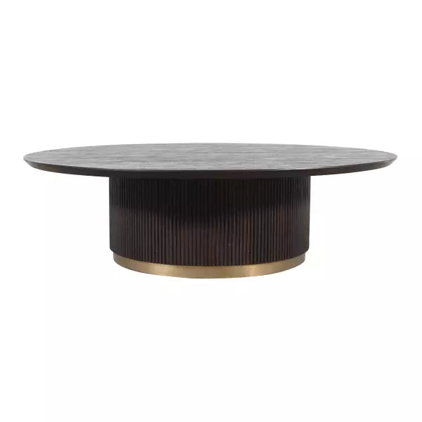 Xelle brown coffeetable 150cm PTMD - Salontafel - PTMD - livinglovely.nl
