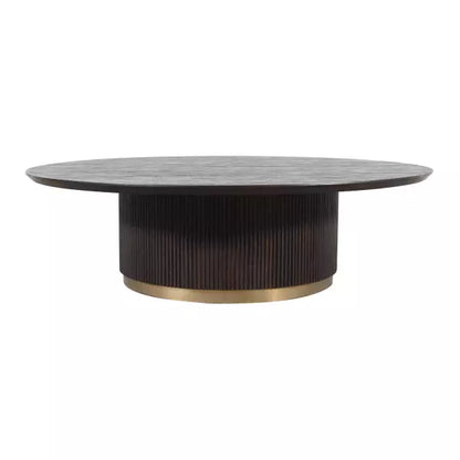 Xelle brown coffeetable 150cm PTMD - Salontafel - PTMD - livinglovely.nl