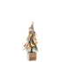 Xmas Tree+Led Plastic Snow Green/Red Small - - J-Line - livinglovely.nl