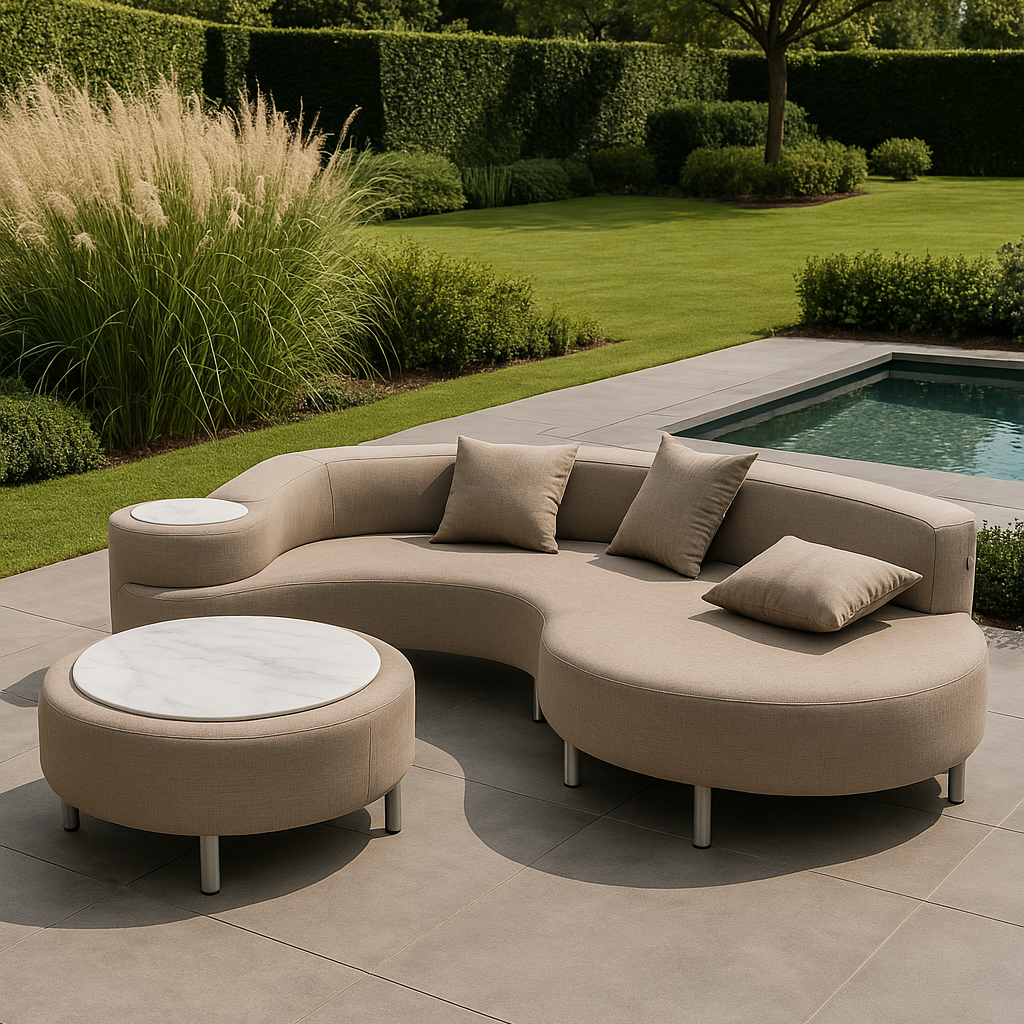 Yvonne Sofa Beige All-Weather Outdoor Loungeset PTMD - Loungeset - PTMD - livinglovely.nl
