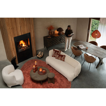 Zetel 1-Zit Gebreid Tex/Ht Wit J-Line