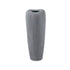 Zinet Grey Round Ceramic Pot With Lines L (set of 2) - - PTMD - livinglovely.nl