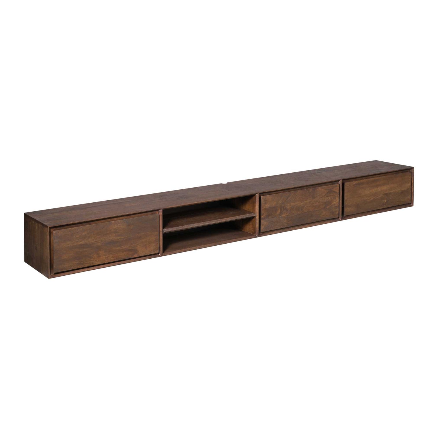 TV-meubel Ambiance van Starfurn, mangohout in warme bruine tint met zichtbare houtnerf