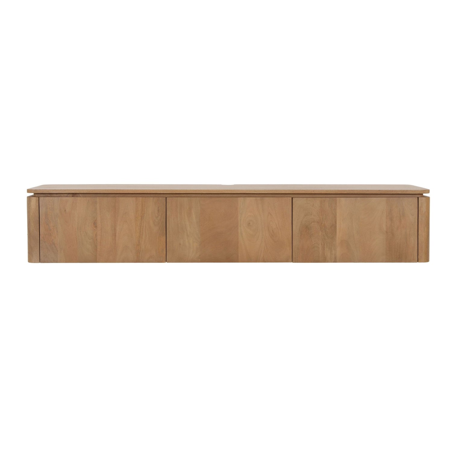 Zwevend TV-meubel Dallas Mangohout Naturel 165cm van Starfurn