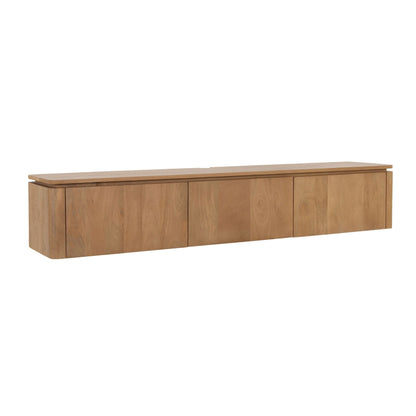 Zwevend TV-meubel Dallas van Starfurn, wandmodel van 35 cm diep en 30 cm hoog