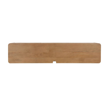 Detailweergave van het Zwevend TV-meubel Dallas Mangohout Naturel van Starfurn