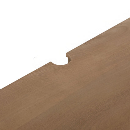 Detailweergave van het Zwevend TV-meubel Dallas Mangohout Naturel van Starfurn