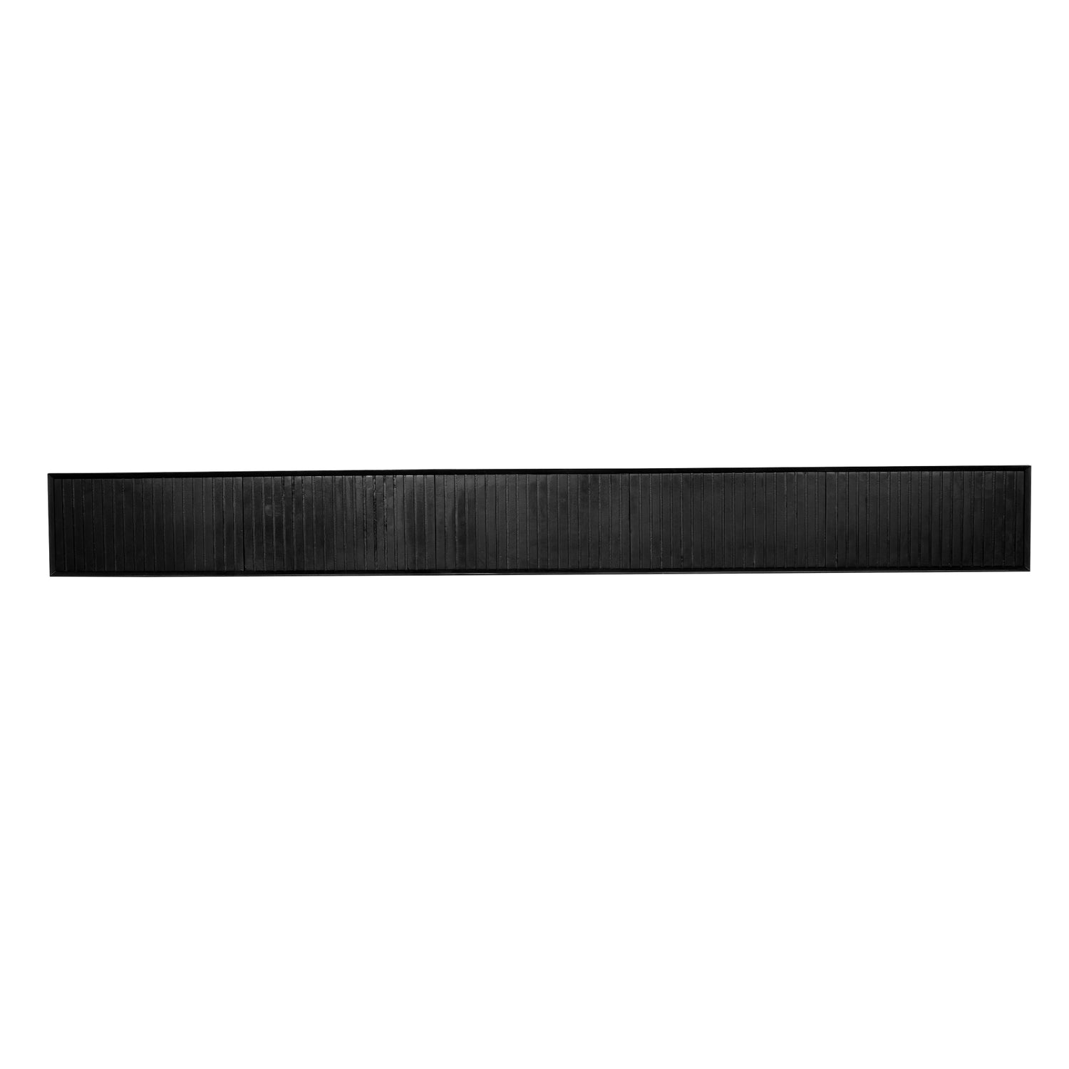 Madison tv meubel 280 cm met geopende deuren en zicht op de ruime opbergvakken