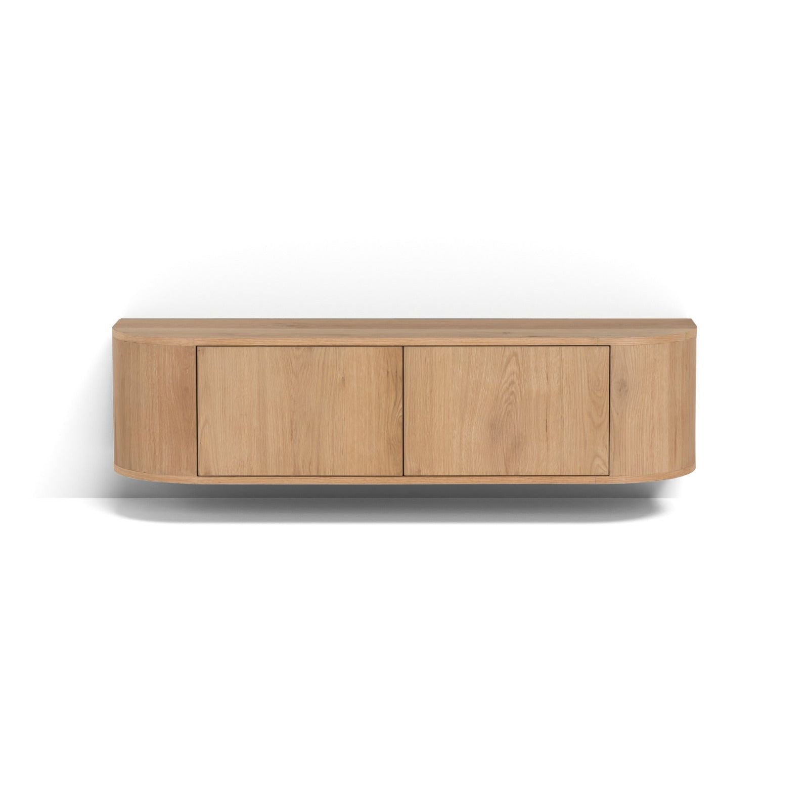 Zwevend TV-meubel Novero eiken naturel 140cm van Livingfurn