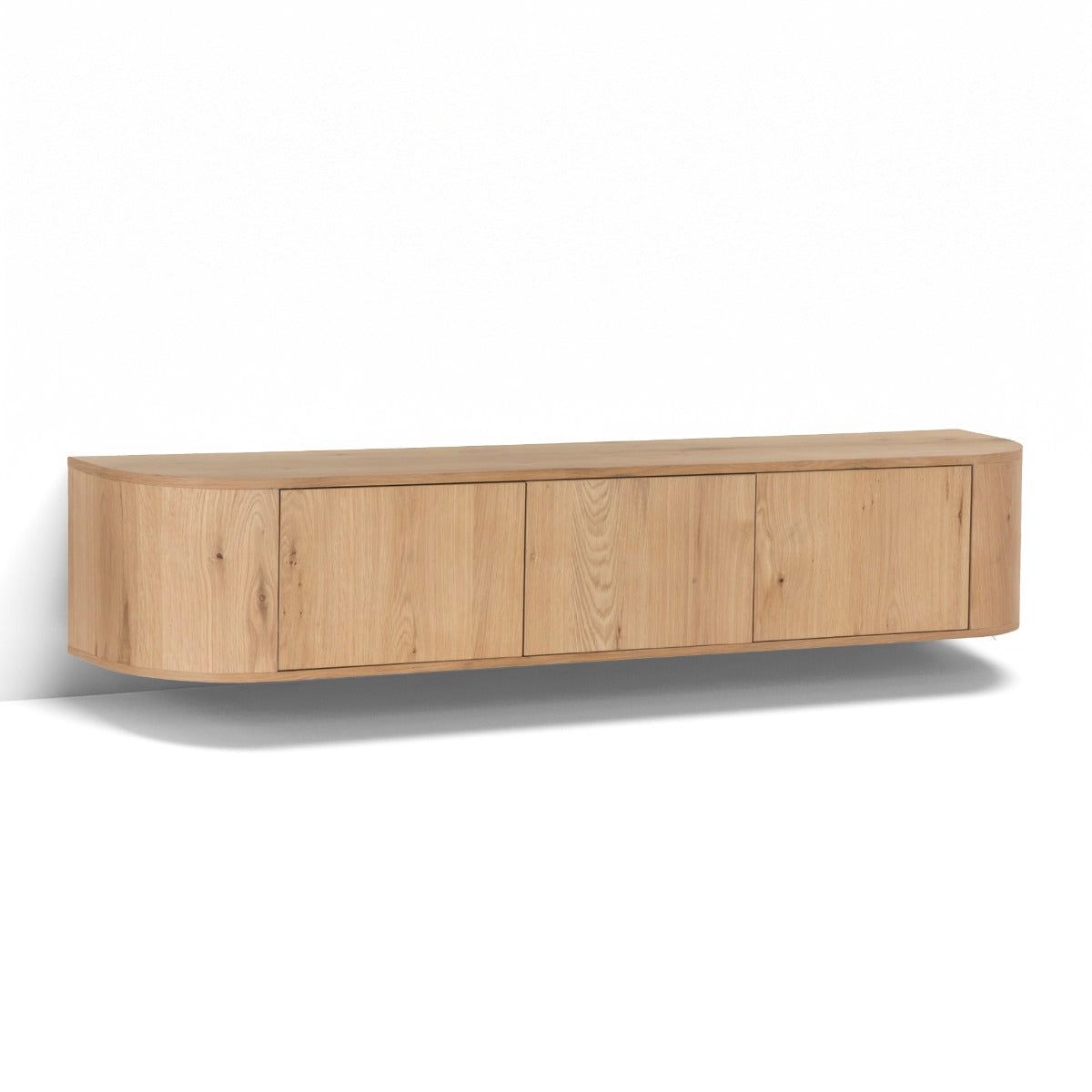 Zwevend TV-meubel Novero eiken naturel 180cm van Livingfurn