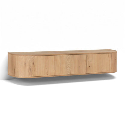 Zwevend TV-meubel Novero eiken naturel 180cm van Livingfurn