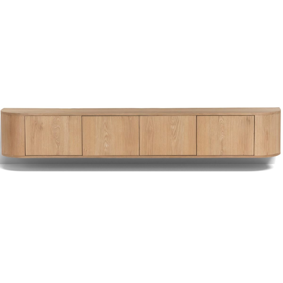 Zwevend TV-meubel Novero eiken naturel 220cm van Livingfurn